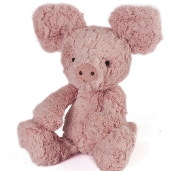 Jellycat SQUIGGLES PIGLET Pig Soft Plush Toy RETIRED - Picture 1 of 4